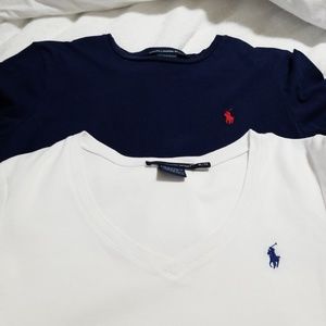 2 Ladies Ralph Lauren shirts